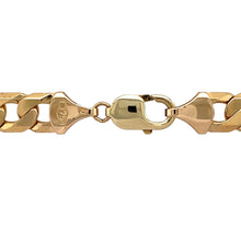 Load image into Gallery viewer, Preowned 9ct Yellow Gold 20&quot; Curb Chain with the weight 59.60 grams and link width 9mm
