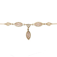 Load image into Gallery viewer, Preowned 9ct Yellow and Rose Gold Clogau Celtic Knot 18&quot; Necklace with the weight 7.20 grams
