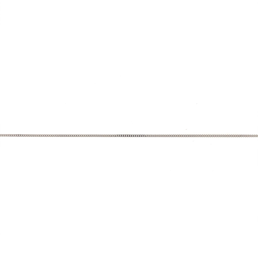New 9ct White Gold Pendant Chain