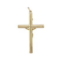 Load image into Gallery viewer, Preowned 9ct Yellow Gold Crucifix Pendant with the weight 2.10 grams
