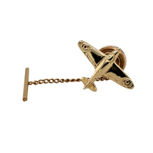 Load image into Gallery viewer, 9ct Gold Plane Tie Pin
