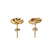 Load image into Gallery viewer, 9ct Gold Loose 10mm Knot Studs Earrings
