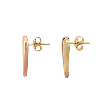Load image into Gallery viewer, 9ct Gold Clogau Curved Stud Earrings
