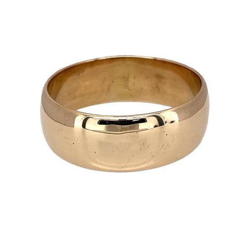 9ct Gold 8mm Wedding Band Ring