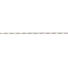 Load image into Gallery viewer, 9ct White Gold 16&quot; Figaro Chain
