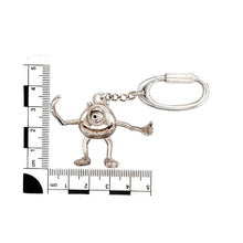 Load image into Gallery viewer, 925 Solid Silver Mike Wazowski Pendant/Carabiner Clip
