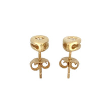 Load image into Gallery viewer, 18ct Gold &amp; Diamond Set Teardrop Stud Earrings
