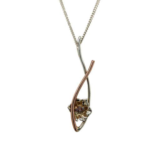 925 Silver & Diamond Set Clogau Daffodil 18
