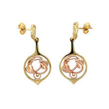 Load image into Gallery viewer, 9ct Gold Clogau Tree of Life Drop Earrings
