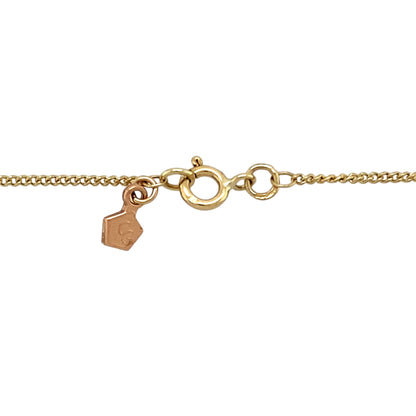 9ct Gold & Diamond Set Clogau Ingot Vine of Life 18" Necklace