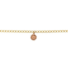 Load image into Gallery viewer, 9ct Gold Clogau 7.5&quot; Daisy T Bar Charm Bracelet
