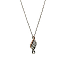 Load image into Gallery viewer, 925 Silver &amp; White Topaz Set Clogau 18&quot; - 22&quot; Necklace
