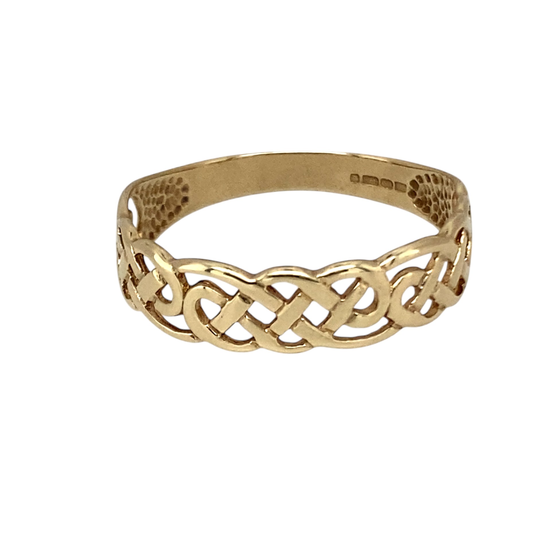9ct Gold Celtic Knot Band Ring