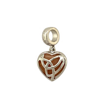 Load image into Gallery viewer, Celebrate lasting affection with this pre-owned Clogau Eternal Love charm—crafted in 925 silver with 9ct rose gold detailing and a soft pink stone for a romantic, meaningful touch.

Design: The charm features a heart-shaped design symbolising eternal love, accented with a blush pink stone at its centre and finished with a band of 9ct rose gold for added warmth and elegance.

