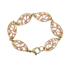 Load image into Gallery viewer, 9ct Gold Tree of Life Style 8.25&quot; Bracelet
