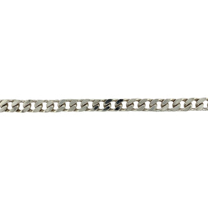 Add a bold and stylish piece to your jewellery collection with this pre-owned 925 silver 9" curb bracelet, featuring:

Design: A classic curb link bracelet, offering a strong and timeless look.
Material: 925 sterling silver, providing durability and a high-quality polished finish.
Length: Measures 9 inches, ensuring a comfortable and secure fit.
Weight: A substantial 31.40 grams, giving it a solid and premium feel.
Link Width: 8mm, creating a bold and eye-catching presence.
