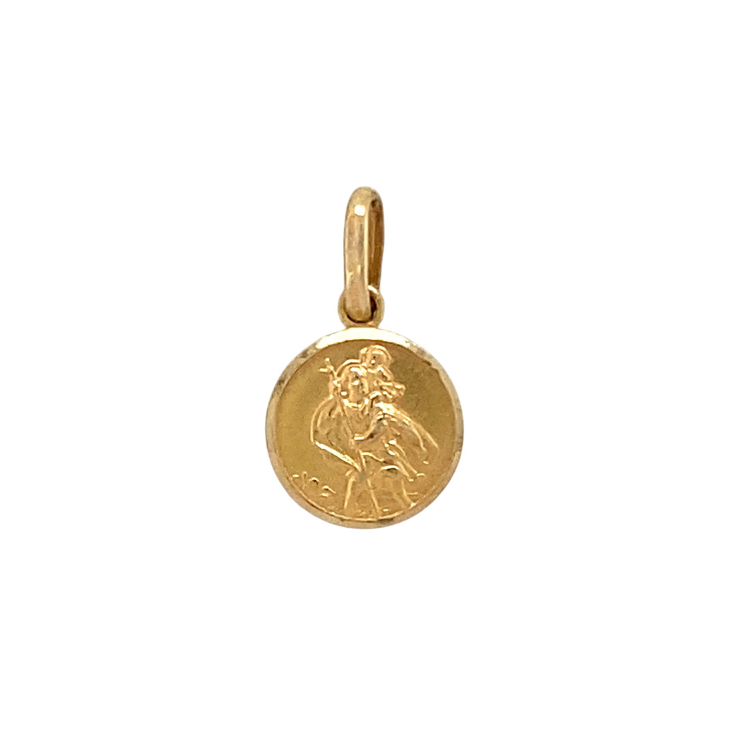 9ct Gold St Christopher Pendant