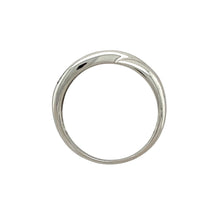 Load image into Gallery viewer, 9ct White Gold &amp; Diamond Set Crossover Band Ring
