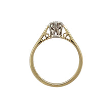 Load image into Gallery viewer, 9ct Gold &amp; Diamond Set Solitaire Ring
