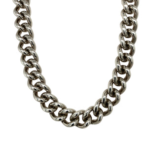 925 Silver 20" Rounded Curb Chain