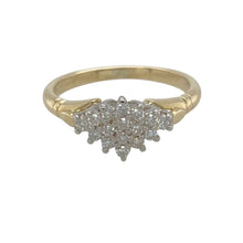 Load image into Gallery viewer, 9ct Gold &amp; Diamond Set Cluster Ring
