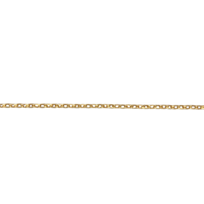 9ct Gold 19" Faceted Belcher Chain
