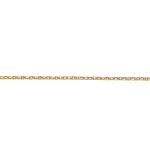 9ct Gold 19" Faceted Belcher Chain