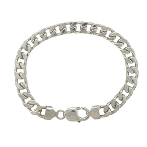 925 Silver 8.5" Curb Bracelet