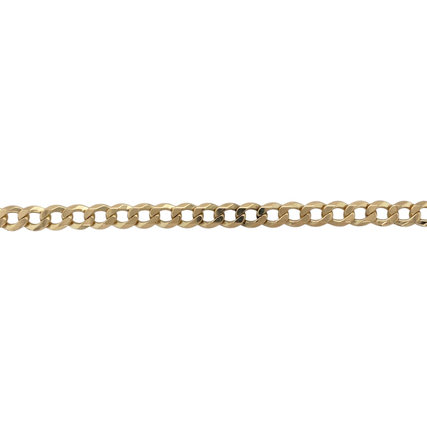 9ct Gold 8.5" Curb Bracelet