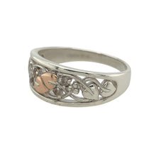 Load image into Gallery viewer, 925 Silver &amp; Cubic Zirconia Clogau Tree of Life Band Ring
