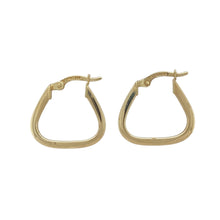 Load image into Gallery viewer, 9ct Gold Triangle Creole Earrings
