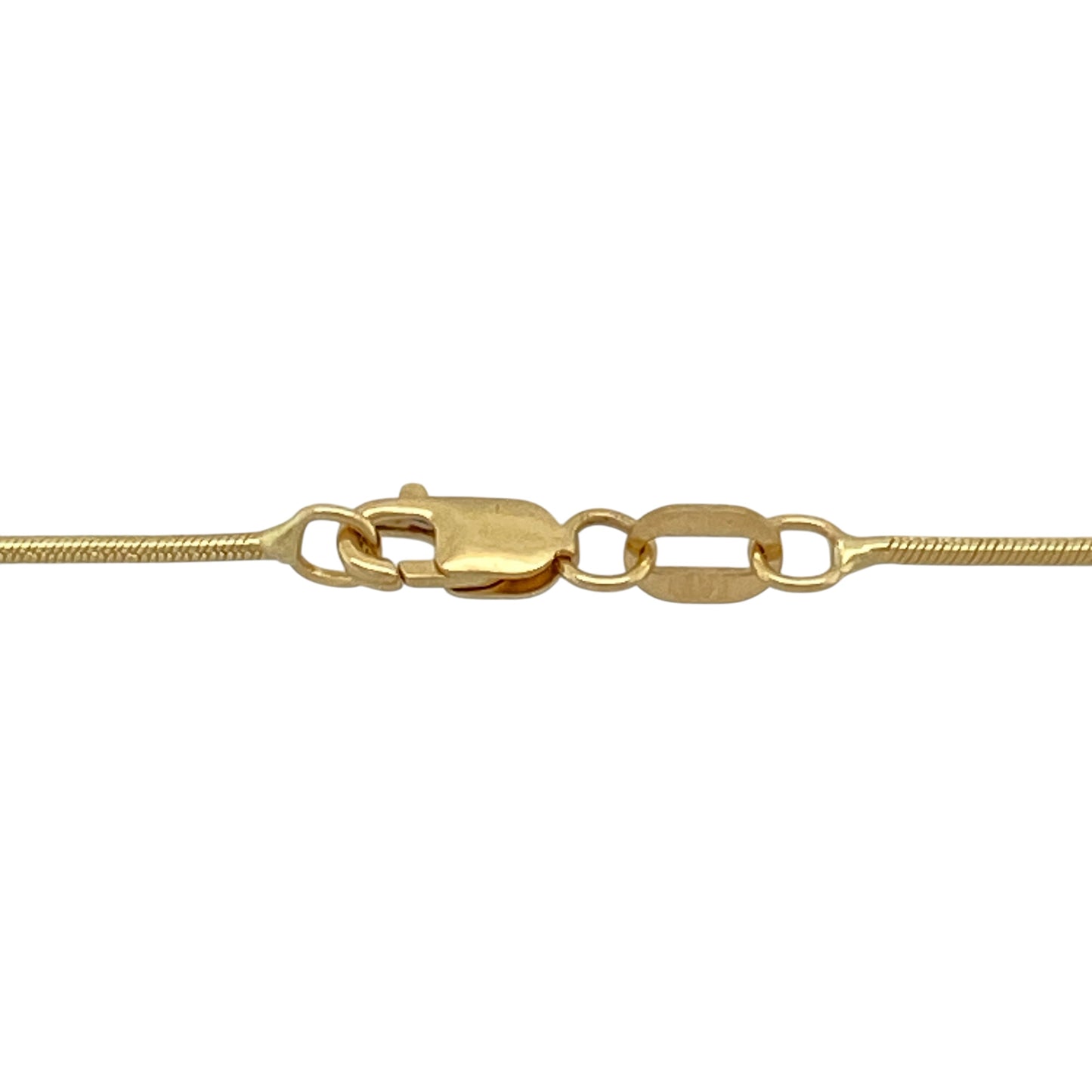 18ct Gold Split Face 'Friend/Lover' Disc Style 18" Necklace