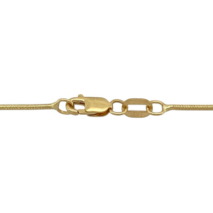 18ct Gold Split Face 'Friend/Lover' Disc Style 18" Necklace