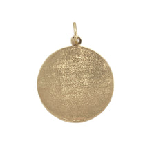 Load image into Gallery viewer, Carry a timeless symbol of protection with this pre-owned 9ct yellow gold round St Christopher pendant, featuring:

Design: A traditional round pendant depicting St Christopher, the patron saint of travellers—representing safe journeys and spiritual guidance.
Material: 9-carat yellow gold, offering a warm, polished finish that enhances the intricate design and enduring significance.
Style: Classic and symbolic—ideal for everyday wear or as a meaningful gift for someone embarking on a new journey.

