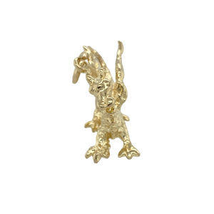9ct Gold Welsh Dragon Pendant