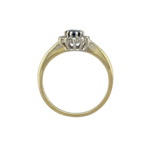 Load image into Gallery viewer, 9ct Gold Diamond &amp; Sapphire Set Cluster Ring
