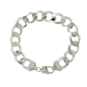 New 925 Silver 8.5" Curb Bracelet