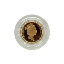 Load image into Gallery viewer, 1996 22ct Gold Half Sovereign Coin
