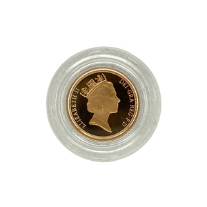 1996 22ct Gold Half Sovereign Coin