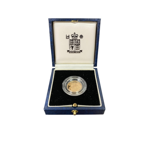 1998 22ct Gold Half Sovereign Coin