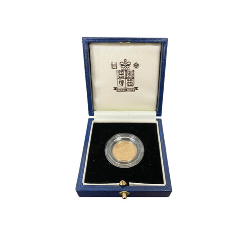 1999 22ct Gold Half Sovereign Coin