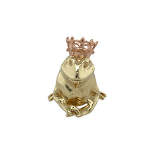 Load image into Gallery viewer, 9ct Gold Clogau Prince Frog Bead Charm

