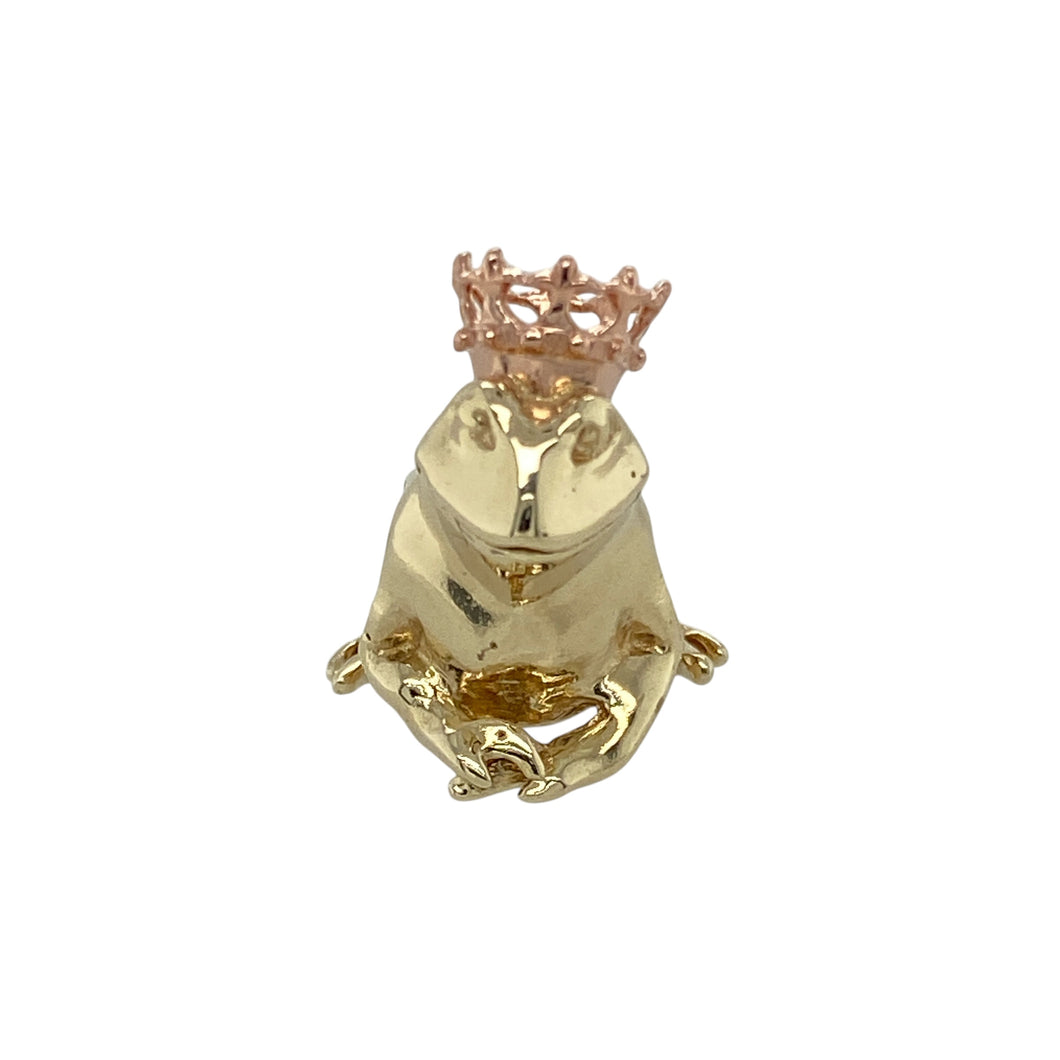 9ct Gold Clogau Prince Frog Bead Charm