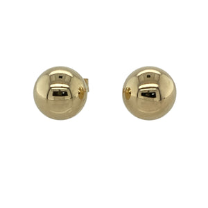 Bring minimalist elegance to your collection with these pre-owned 9ct yellow gold 8mm ball stud earrings, offering timeless simplicity and everyday versatility in a lightweight design.

Design: Featuring classic polished ball studs, these earrings offer a clean and refined look that suits any occasion, from casual wear to formal style.
Material: Made from 9-carat yellow gold, the smooth, high-shine finish enhances the warm tone and sleek profile of the design.