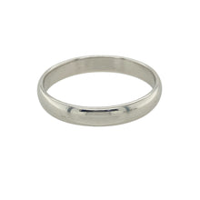 Load image into Gallery viewer, Bring refined elegance to your collection with this pre-owned 18ct white gold Clogau 3mm wedding band ring, offering timeless simplicity with a premium finish—perfect for marking a special commitment or everyday sophistication.

Design: This classic band features a smooth, rounded profile in a clean 3mm width, offering understated elegance and lasting appeal.
Material: Made from 18-carat white gold, the bright polished finish enhances the sleek, modern tone while reflecting Clogau&#39;s signature quality.
