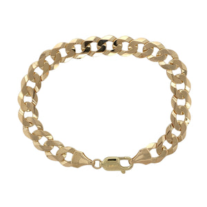 9ct Gold 8.5" Curb Bracelet