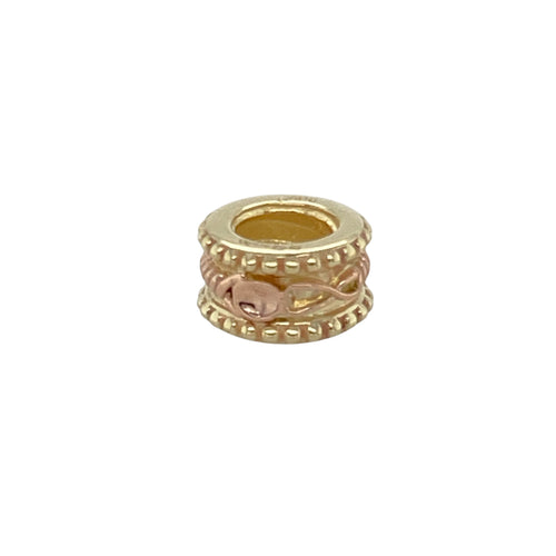 9ct Gold Clogau Beaded Edge Lovespoon Charm