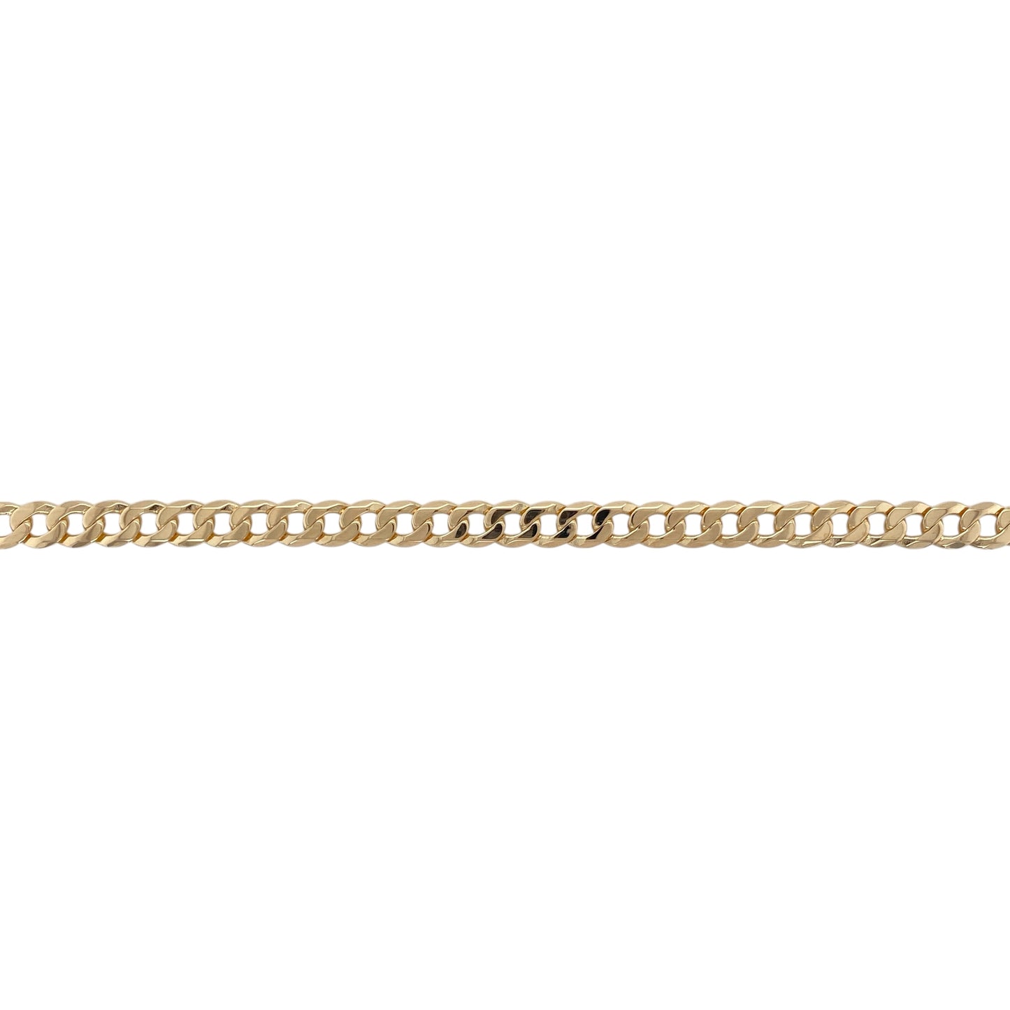 9ct Gold 8.25" Curb Bracelet