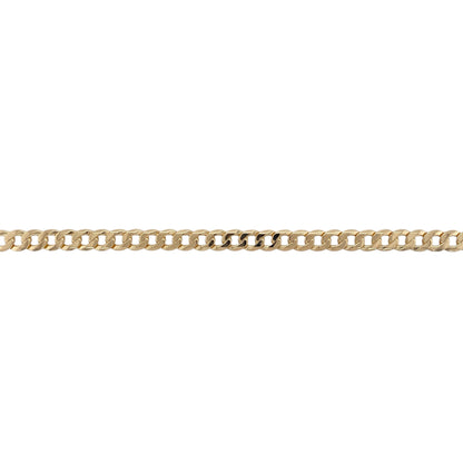 9ct Gold 8.25" Curb Bracelet