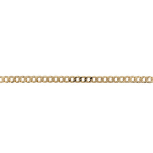 9ct Gold 8.25" Curb Bracelet